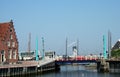 The harbor of Harlingen Royalty Free Stock Photo