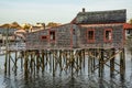 Harbor Highrise in Boothbay Harbor Royalty Free Stock Photo