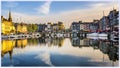 Harbor in Honfleur, Normandy, France.