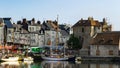 Harbor in Honfleur, Normandy, France and leiutenant house