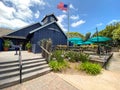 Harbor House Restaurant at the Seaport Village, waterfront shopping and dining complex in San Diego Royalty Free Stock Photo