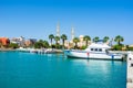 The harbor of Hurghada Royalty Free Stock Photo