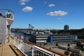 Harbor in Kiel Germany in summertime