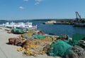 The harbor of Kraj on the Croatian island Pasman Royalty Free Stock Photo
