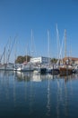 Harbor in Laboe Royalty Free Stock Photo
