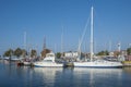 Harbor in Laboe Royalty Free Stock Photo