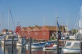 Harbor in Laboe Royalty Free Stock Photo