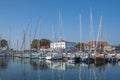 Harbor in Laboe Royalty Free Stock Photo
