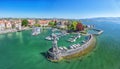 Harbor on Lake Constance in Lindau, Germany Royalty Free Stock Photo