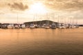 Harbor landscape Royalty Free Stock Photo