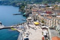 In the harbor of Lipari island, Sicily Royalty Free Stock Photo