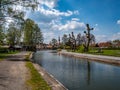 Harbor in Luebbenau in the Spreewald Royalty Free Stock Photo