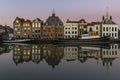 Harbor Maassluis with Tugs Night