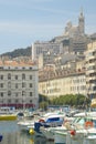 The Harbor at Marseilles, France Royalty Free Stock Photo