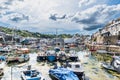 The harbor at Mevagissey on the south coast of Cornwall, UK Royalty Free Stock Photo