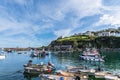 The harbor at Mevagissey on the south coast of Cornwall, UK Royalty Free Stock Photo
