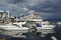 Harbor in Molde, South-Norway Royalty Free Stock Photo