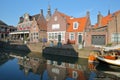 The harbor of Monnickendam, North Holland, Netherlands