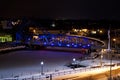 Harbor Night Royalty Free Stock Photo