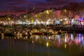 La Rochelle - Harbor by night with beautiful sunset