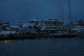 Harbor night Hamilton Bermuda Royalty Free Stock Photo