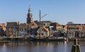 Harbor of Blokzijl in Overijssel Royalty Free Stock Photo