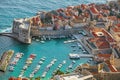 Harbor and old town of Dubrovnik