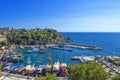 Harbor in old town Kaleici - Antalya, Turkey Royalty Free Stock Photo