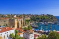 Harbor in old town Kaleici - Antalya, Turkey Royalty Free Stock Photo