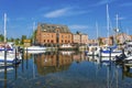 Harbor in Orth, Fehmarn, Baltic Sea, Schleswig-Holstein, Germany