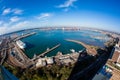 Harbor Port City Overlooking Landscape