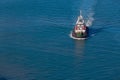 Harbor Port Tug Vessel Overlooking