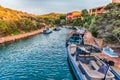 Harbor of Porto Cervo, heart of Costa Smeralda, Sardinia, Italy Royalty Free Stock Photo