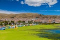 Harbor in Puno Royalty Free Stock Photo