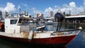 Fishing Harbor And Punta Del Este City View Uruguay Royalty Free Stock Photo