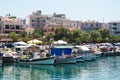 Harbor in Rethymnon Royalty Free Stock Photo