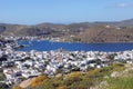 The harbor of Skala on Patmos island