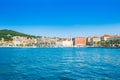 Harbor of Split, Croatia, largest city of the region of Dalmatia Royalty Free Stock Photo