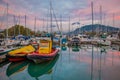 Harbor in Squamish town, British Columbia, Canada