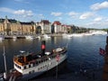 Harbor Stockholm, Sweden, Day Royalty Free Stock Photo