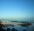 Harbor Sunset, Dana Point California Royalty Free Stock Photo