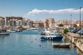 Harbor of Syracusa at Sicily, Italy Royalty Free Stock Photo