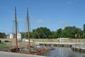 Harbor of Toenning,North Frisia,Germany