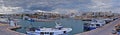The harbor and view of the beautiful Mediterranean village of L`Ametlla de Mar