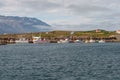 Harbor of Hrisey in Iceland