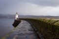 A cold stormy winters sunrise over Loch Fyne Royalty Free Stock Photo