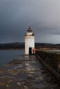 A cold stormy winters sunrise over Loch Fyne Royalty Free Stock Photo