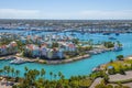 Harborside Villas in Paradise Island, Bahamas Royalty Free Stock Photo