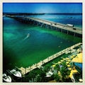 Harborwalk Village marina in Florida Royalty Free Stock Photo