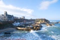 The harbour of Biarritz Royalty Free Stock Photo